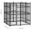 Outdoor Dog Kennel Steel 39.7 ft¬Home Life Boutique"