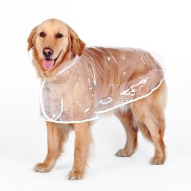 Pet Raincoat For Dog & Cat; Waterproof Dog Hooded Rain Jacket With Plastic; Dog Raincoat (Color: White, Color / Size: 3XL)