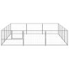 Dog Kennel Silver 129.2 ftteel