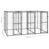 Outdoor Dog Kennel Steel 78.1 ft¬Home Life Boutique"