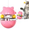 Orbital Ball Cat Play Toys; Ball Tumbler Cat Teasing Cat Stick; Interactive Cat Toys