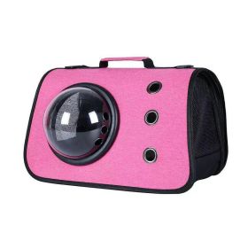 Waterproof Pet Travel Carrier; Dog Carrier; Foldable for Cats and Small Dogs (Option: colourPink)