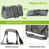 Foldable Airline Travel Pet Carrier Bag with Safety Strap