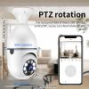 Pet camera E27 Surveillance Camera LED Light Bulb Socket 3602.4G WiFi Security Protection 1080P Spotlight Automatic Human Tracking