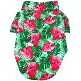 Hawaiian Camp Shirt (Size: XX-Small, Color: Juicy Watermelon)