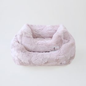 Luxe Dog Bed Collection (Size: S, Color Option: Blush)