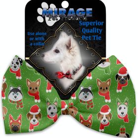 Christmas Dogs (Option: Pet Bow Tie Collar Accessory with Velcro)