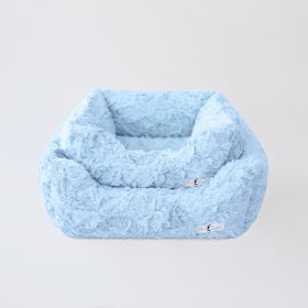 Bella Dog Bed Collection (Size: S, Color Option: Baby Blue)