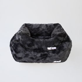 Bella Dog Bed Collection (Size: S, Color Option: Black)