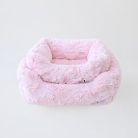 Bella Dog Bed Collection (Size: S, Color Option: Baby Pink)