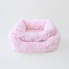 Bella Dog Bed Collection (Size: L, Color Option: Baby Pink)