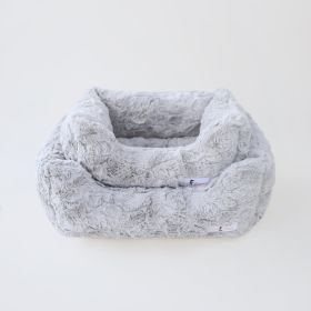 Bella Dog Bed Collection (Size: S, Color Option: Silver)