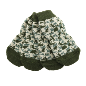 Non-Skid Dog Socks (Size: Small, Color: Camo)