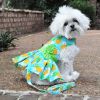 Pineapple Luau Dog Dress / Dog Harness with Matching Leash