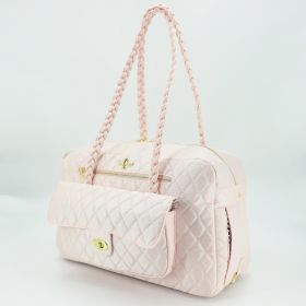 Porsha Dog Carrier Purse (Color Option: Blush)