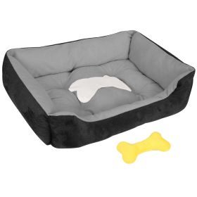 Pet Dog Bed Soft Warm Fleece Puppy Cat Bed Dog Cozy Nest Sofa Bed Cushion (Color / Size: XL)