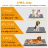 Dog Bed Mat Comfortable Fleece Pet Dog Crate Carpet Reversible Pad Joint Relief