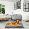 Dog Bed Mat Comfortable Fleece Pet Dog Crate Carpet Reversible Pad Joint Relief