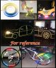 Adhesive Reflective Warning Sticker Night Reflection Tape Roll for Car Bike Moto