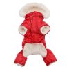 Red Ruffin It Dog Snow Suit / Dog Harness