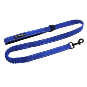 Soft Pull Traffic Dog Leash (Size: One Size, Color: Cobalt Blue)