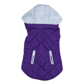 Weekender Dog Sweatshirt Hoodie (Size: X-Small, Color: Purple)